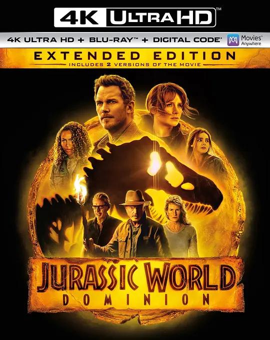 侏罗纪世界3 Jurassic World: Dominion (2022) / 侏罗纪世界3：统治 / 侏罗纪世界：统治霸权(港) / 侏罗纪世界：统霸天下(台) / Jurassic.World.3.Dominion.2022.THEATRICAL.2160p.BluRay.REMUX.HEVC.DTS-X.7.1