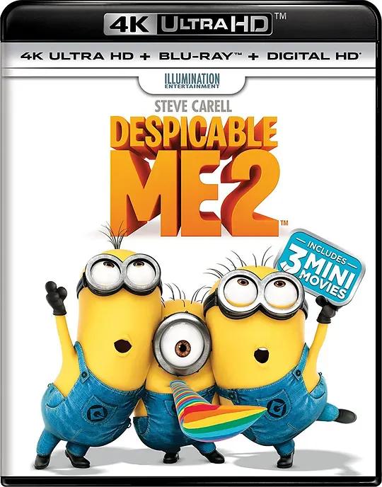 神偷奶爸2 4K蓝光原盘下载 Despicable Me 2 (2013) / 卑鄙的我2 / 坏蛋奖门人2(港) / Despicable.Me.2.2013.2160p.BluRay.REMUX.HEVC.DTS-X.7.1