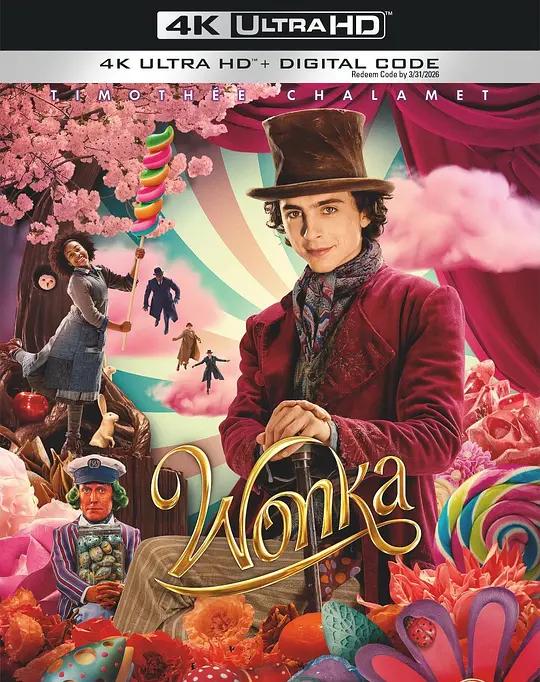 旺卡 Wonka (2023) / 查理和巧克力工厂前传 / Wonka.2023.2160p.UHD.BluRay.REMUX.DV.HDR.HEVC.TrueHD. 7.1.Atmos