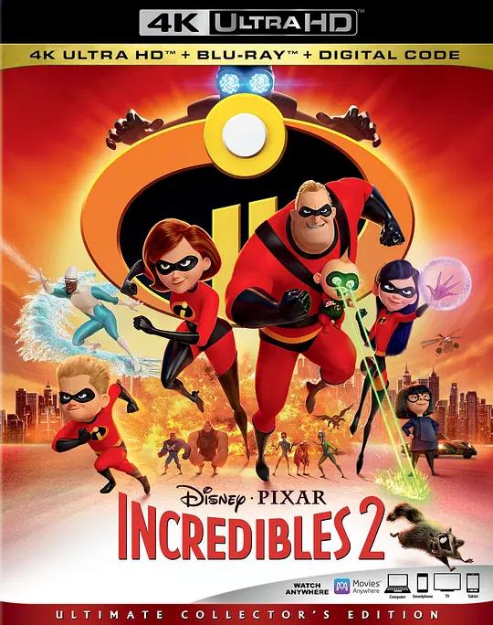 超人总动员2 4K蓝光原盘下载 Incredibles 2 (2018) / 超人家族2 / 超人特工队2(港) / 超人特攻队2(台) / Incredibles.2.2018.2160p.BluRay.REMUX.HEVC.TrueHD.7.1.Atmos
