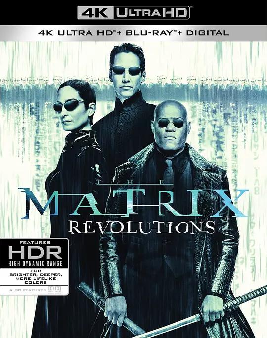 黑客帝国3：矩阵革命 4K蓝光原盘下载 The Matrix Revolutions (2003) / 骇客任务完结篇：最后战役 / 廿二世纪杀人网络3：惊变世纪 / 黑客帝国3 / The.Matrix.Revolutions.2003.2160p.BluRay.REMUX.HEVC.DTS-HD.MA.TrueHD.7.1.Atmos