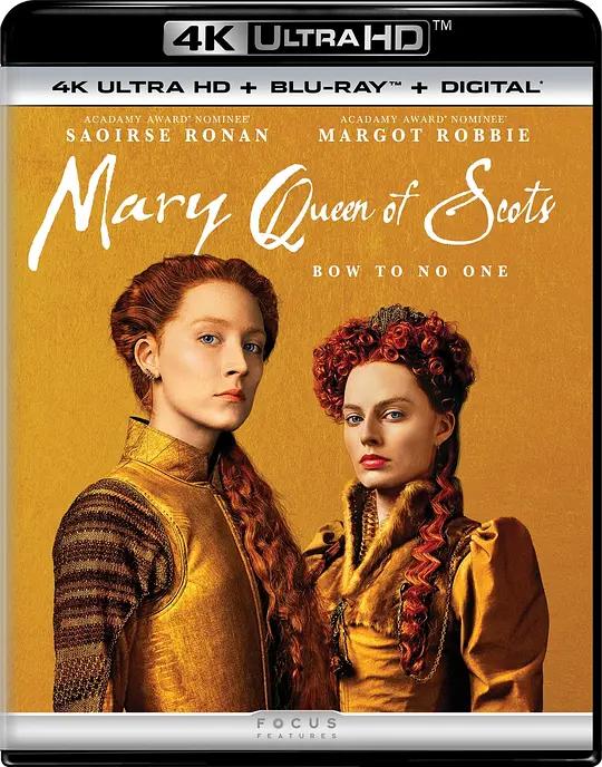 玛丽女王 4K蓝光原盘下载 Mary Queen of Scots (2018) / 苏格兰女王：争名夺后(港) / 双后传(台) / 玛丽一世 / 苏格兰女王玛丽 / 苏格兰女王玛丽一世 / Mary.Queen.of.Scots.2018.2160p.BluRay.REMUX.HEVC.DTS-HD.MA.TrueHD.7.1.Atmos