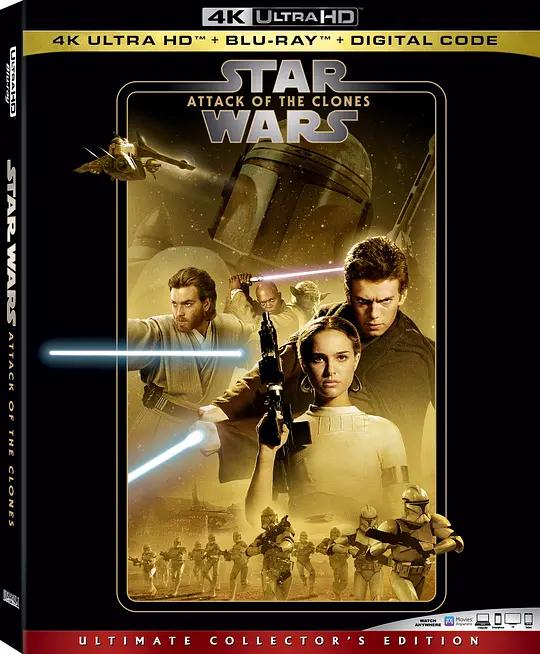 星球大战前传2：克隆人的进攻 4K蓝光原盘下载 Star Wars: Episode II - Attack of the Clones (2002) / 星球大战前传II：复制人侵略(港) / 星球大战第二集：克隆人的进攻 / 星际大战二部曲：复制人全面进攻(台) / Star.Wars.Episode.II.Attack.of.the.Clones.2002.2160p.BluRay.REMUX.HEVC.TrueHD.7.1.Atmos
