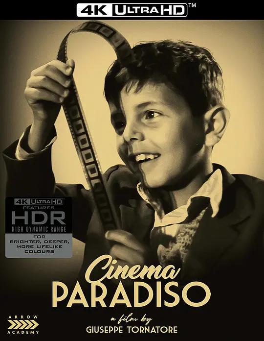 天堂电影院 4K蓝光原盘下载 Nuovo Cinema Paradiso (1988) / Cinema Paradiso / 新天堂乐园(台) / 星光伴我心(港) / Cinema.Paradiso.1988.ITALIAN.2160p.BluRay.REMUX.HEVC.DTS-HD.MA.5.1