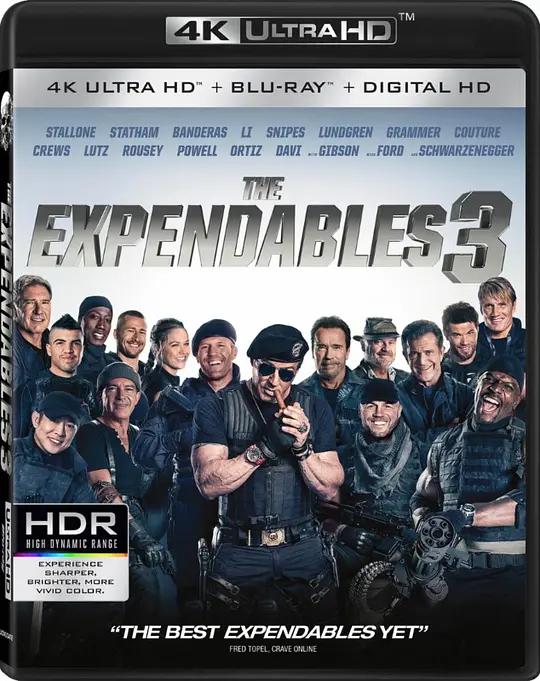 敢死队3 The Expendables 3 (2014) / 浴血任务3(台) / 轰天猛将3(港) / The.Expendables.3.2014.2160p.BluRay.UHD.HEVC.Atmos.TrueHD.7.1